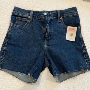 Levi's Dark Blue Jean Shorts